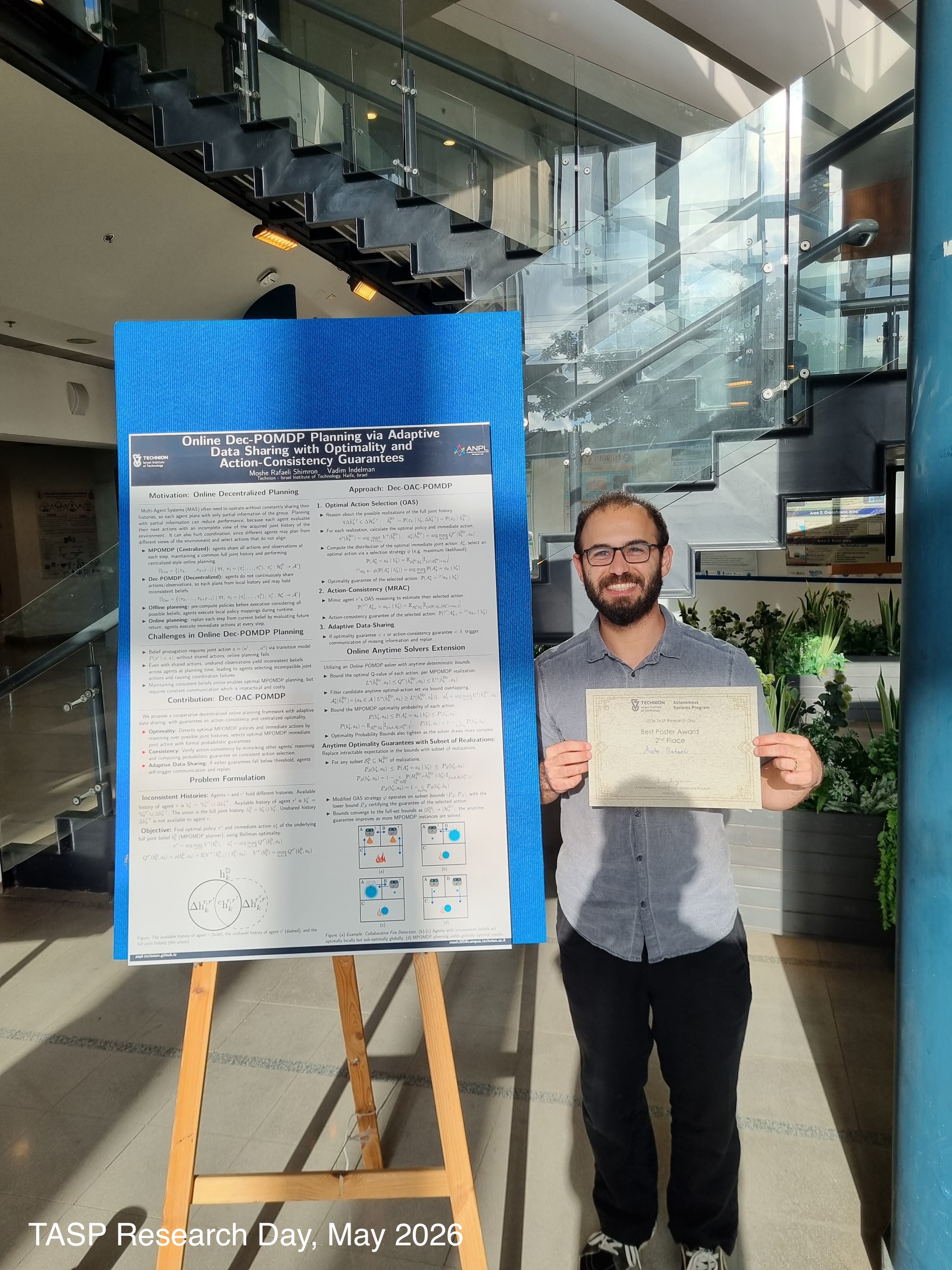 TASP research day, May 2026